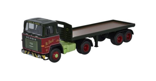 Oxford Haulage 1/76 Scale 76SC110003 Scania 110 Flatbed Trailer James McBride - Chester Model Centre