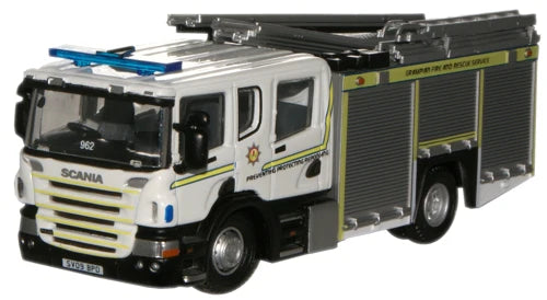 Oxford Diecast Grampian Fire & Rescue Service Scania CP31 Pump Ladder - Chester Model Centre