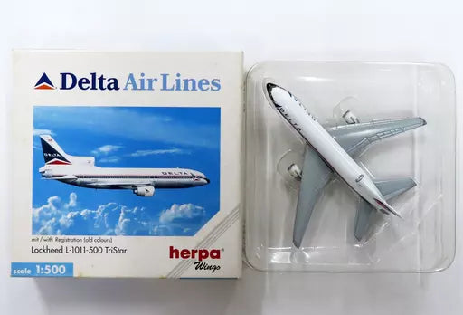 Herpa Wings 504898 Delta Airlines Lockheed L-1011-500 TriStar (1:500) - Chester Model Centre