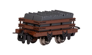 Bachmann 009/N Narrow Gauge Thomas The Tank  & Friends Slate Wagon With Load - Brown - Chester Model Centre