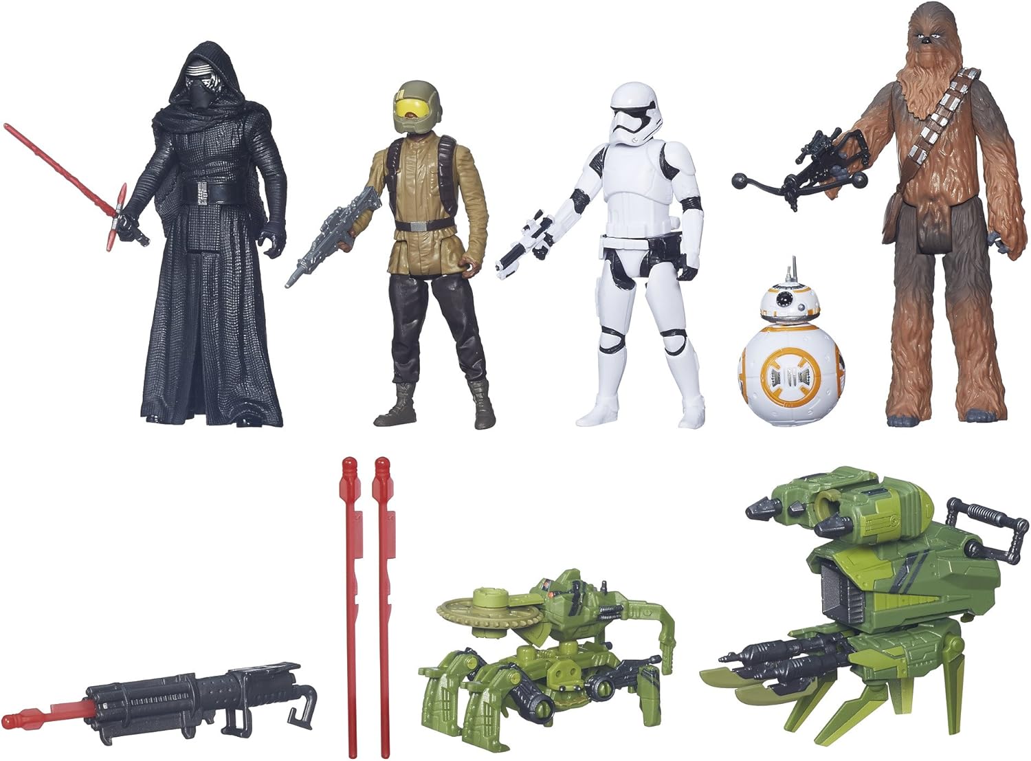 Disney Star Wars The Force Awakens Forest Mission Action Figure Set. 5 figures and Accessories. Ref:B4016 - Chester Model Centre