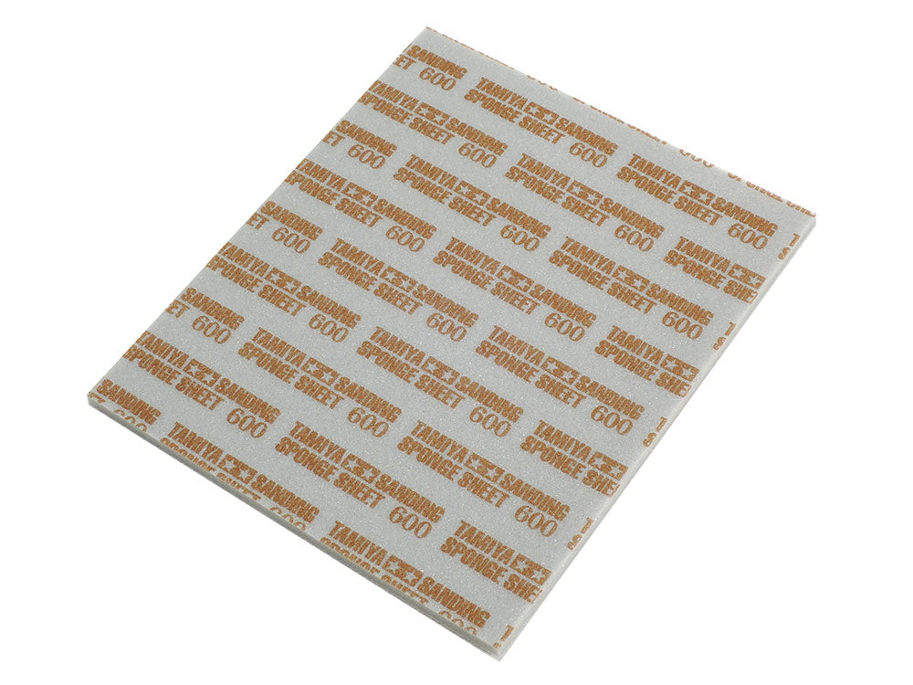 Tamiya 87148 Sanding Sponge Sheet 600 Grit - Chester Model Centre