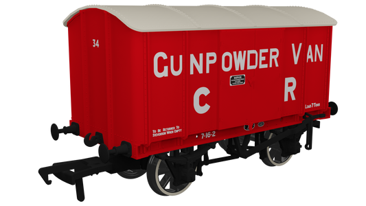 Rapido 908022 OO Gauge Caledonian Railway Gunpowder Van No.34 - Chester Model Centre
