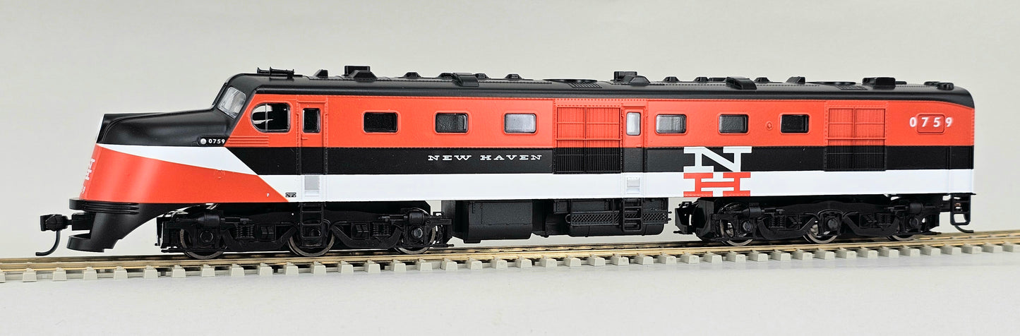 WALTHERS Mainline #910-9103 ALCO DL-109 Locomotive NEW HAVEN (McGinnis) Branding #0759 (DCC Ready) - Chester Model Centre