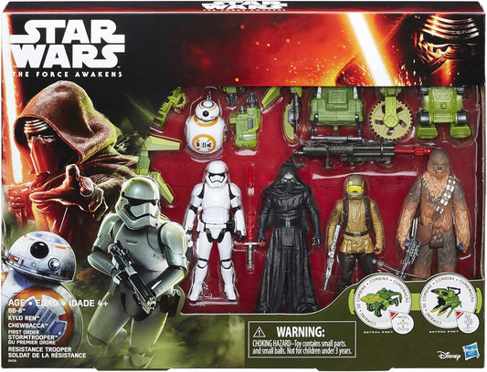 Disney Star Wars The Force Awakens Forest Mission Action Figure Set. 5 figures and Accessories. Ref:B4016 - Chester Model Centre