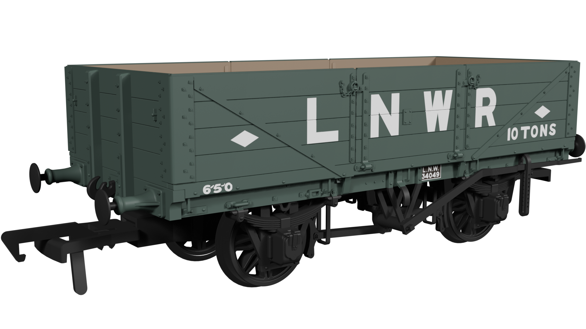 Rapido LNWR D84 4-Plank Open – No.34049 LNWR Diamonds - Chester Model Centre