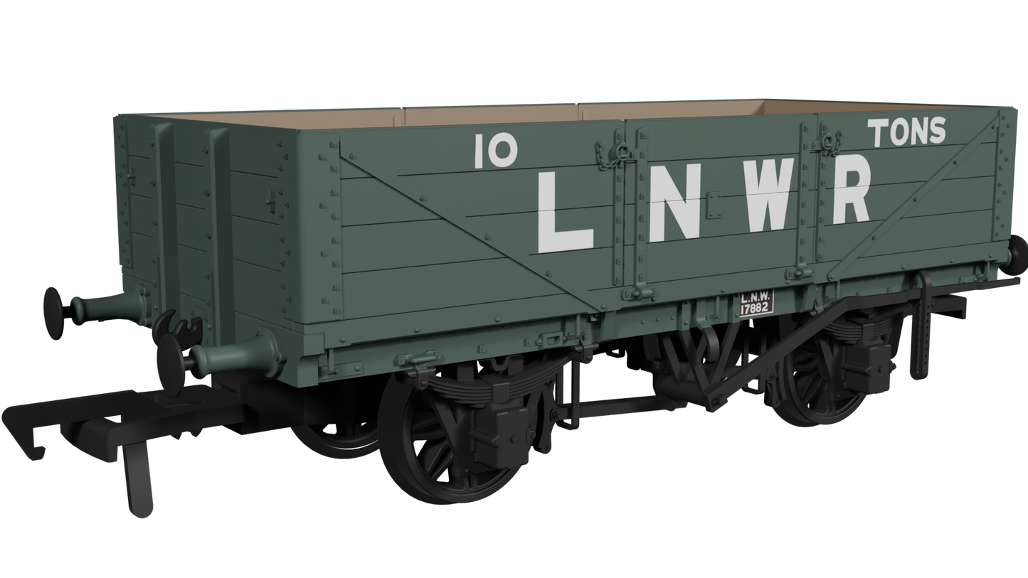 Rapido LNWR D84 4-Plank Open – No.17882 LNWR Grey - Chester Model Centre