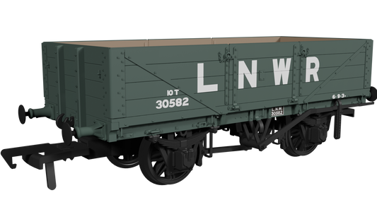 Rapido LNWR D84 4-Plank Open – No.30582 LNWR Grey - Chester Model Centre