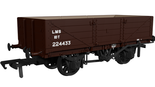 Rapido LNWR D84 4-Plank Open – No.224433 LMS Bauxite (post-1936) - Chester Model Centre