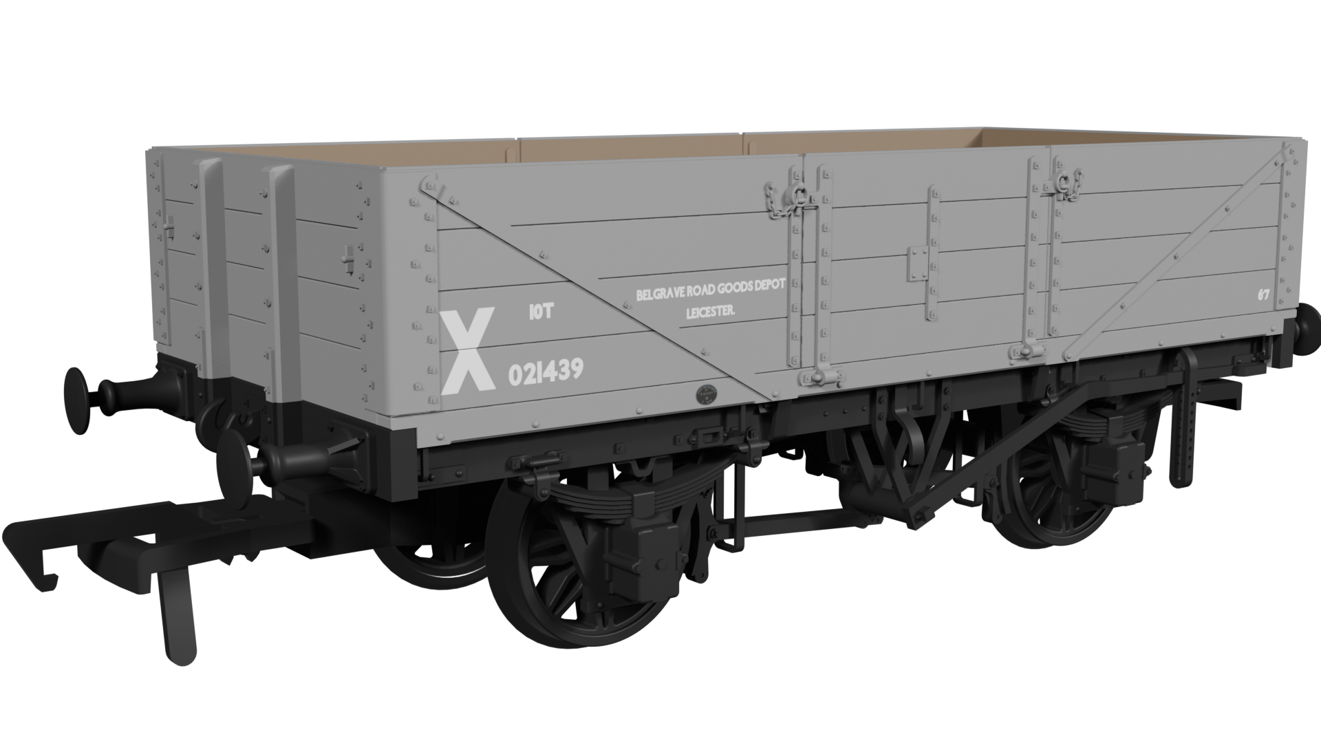Rapido  LNWR D84 4-Plank Open – No.021439 BR Departmental - Chester Model Centre