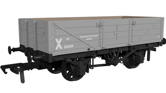 Rapido  LNWR D84 4-Plank Open – No.021439 BR Departmental - Chester Model Centre