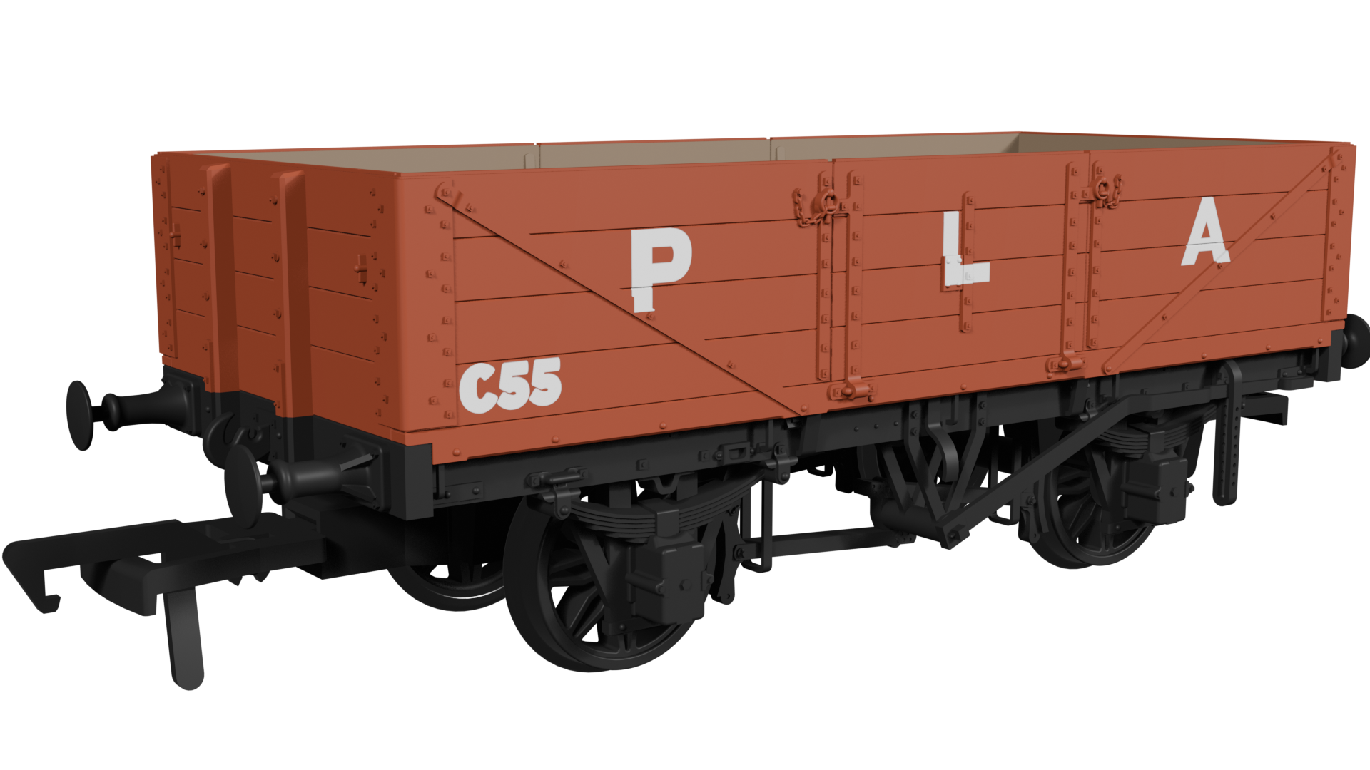 Rapido LNWR D84 4-Plank Open – No.C55 PLA - Chester Model Centre
