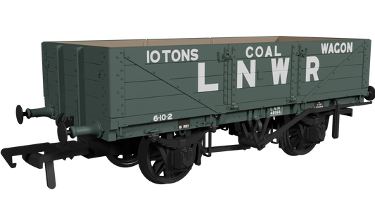 Rapido LNWR D90 4-Plank Open – No.48166 LNWR Loco Coal - Chester Model Centre