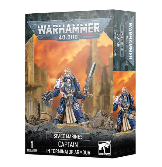 Space Marines Captain in Terminator Armour PRE-ORDER RELEASE 2ND MARCH 2024 - Chester Model Centre