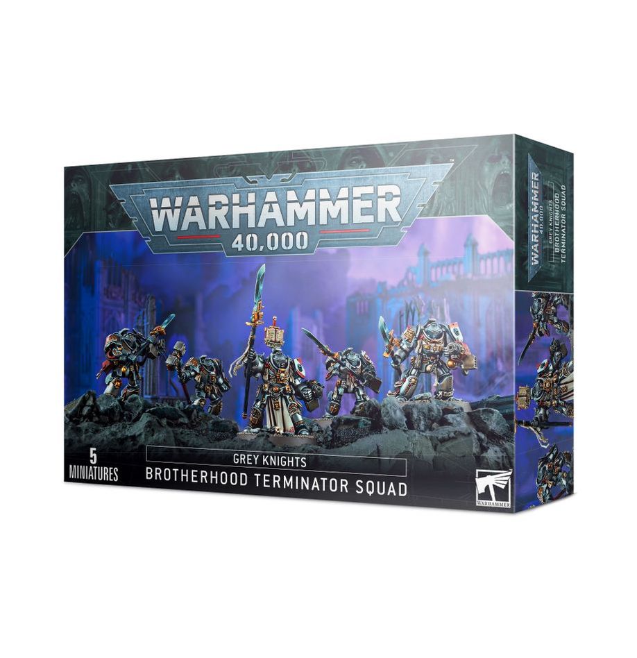 Grey Knights Brotherhood Terminator Squad - Chester Model Centre