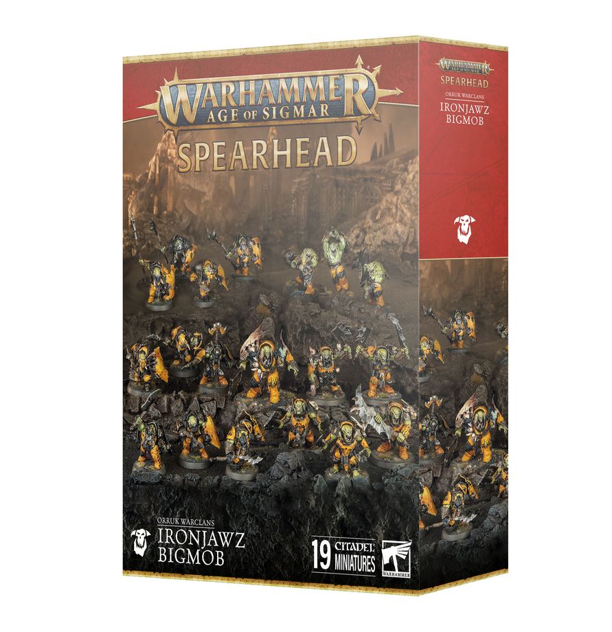 Orruk Warclans Spearhead Ironjawz Bigmob - Chester Model Centre