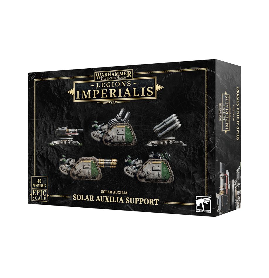 Legions Imperialis Solar Auxilia Support PRE-ORDER RELEASE 2ND MARCH 2024 - Chester Model Centre
