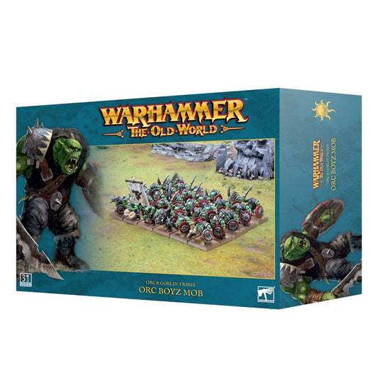 Warhammer Old World Orc & Goblin Tribes Orc Boyz Mob PRE-ORDER RELEASE 6th APRIL 2024 - Chester Model Centre
