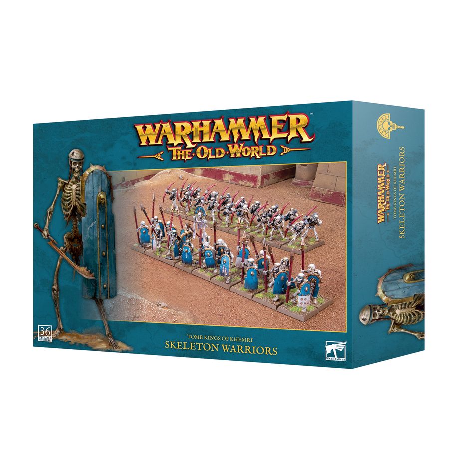 Warhammer Old World Tomb Kings Skeleton Warriors PRE-ORDER RELEASE 16th MARCH 2024 - Chester Model Centre