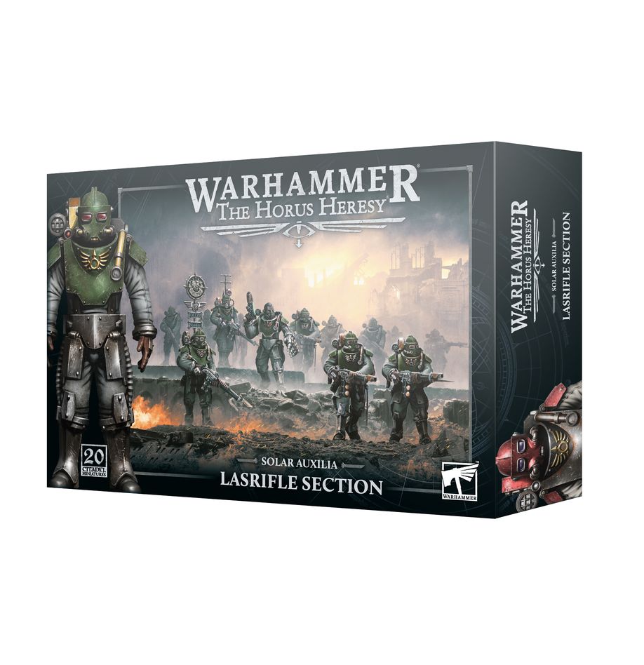 Horus Heresy Solar Auxilia Lasrifle Section PRE-ORDER RELEASE 6th APRIL 2024 - Chester Model Centre