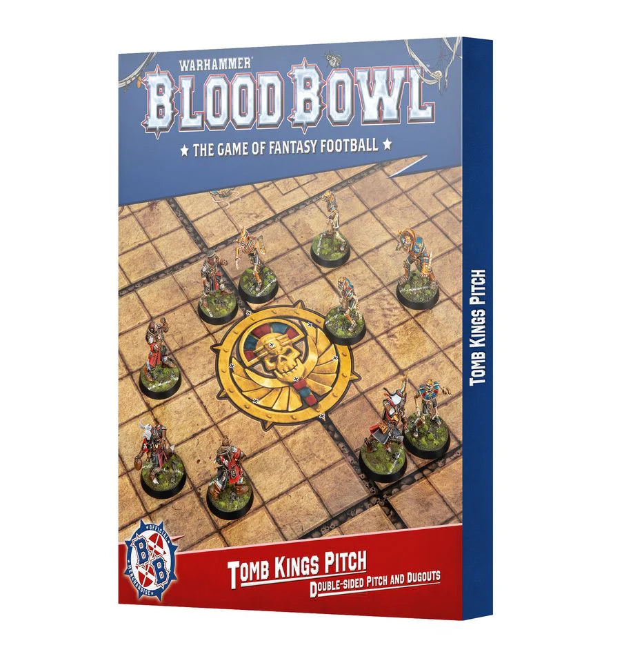 Blood Bowl Tomb Kings Double-Sided Pitch and Dugouts
