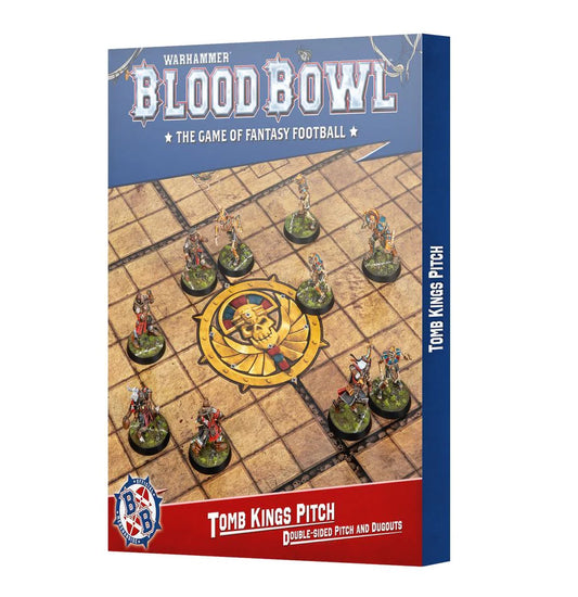 Blood Bowl Tomb Kings Double-Sided Pitch and Dugouts