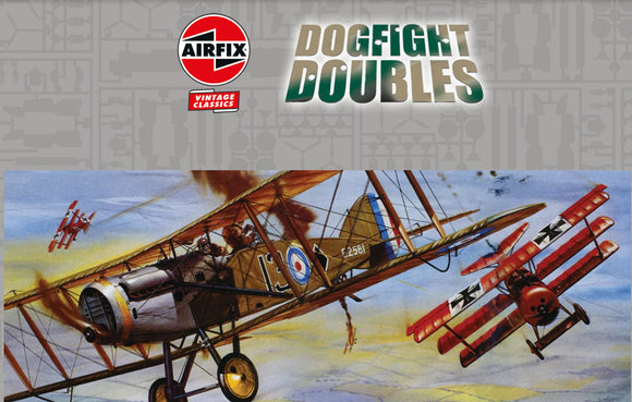 Airfix A02141V 1:72 Dogfight Doubles Fokker DR.1 & Bristol F.2B - Chester Model Centre