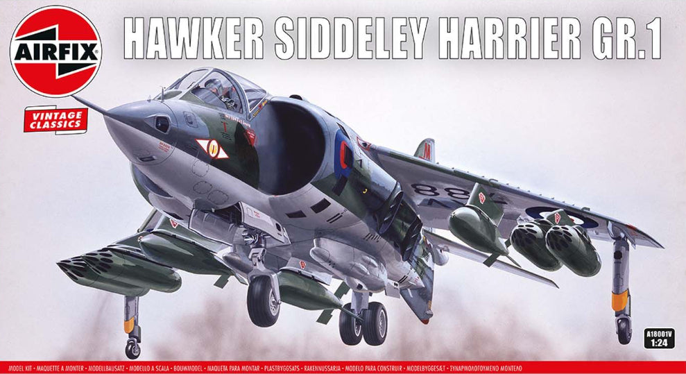 Airfix A18001V 1:24 Hawker Siddeley Harrier GR.1 - Chester Model Centre