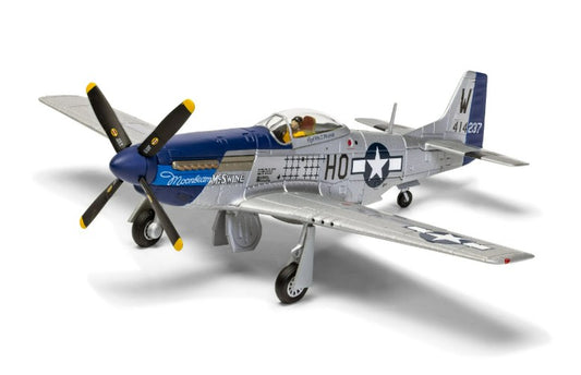 CORGI Aviation Archive - Limited Edition AA27709 North American P-51D Mustang ‚'Moonbeam McSWINE' - Capt. William T. 'Bill' Whisner Jr