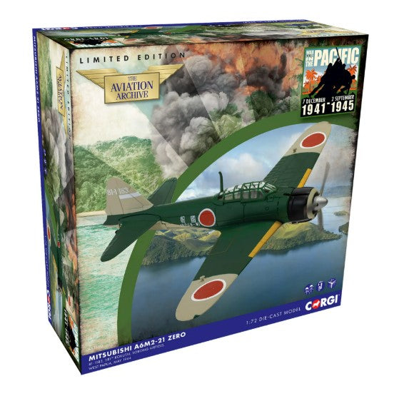 CORGI Aviation Archive - Limited Edition AA33110 Mitsubishi A6M2-21 Zero