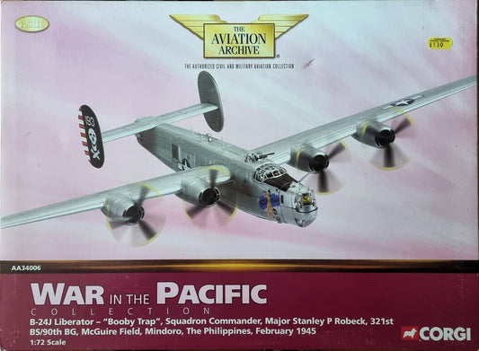 Corgi AA34006 Consolidated B-24J Liberator USAAF 90th BG, 321st BS, #44-40193 "Booby Trap", Mindoro, The Phillipines, February 1945 - Chester Model Centre