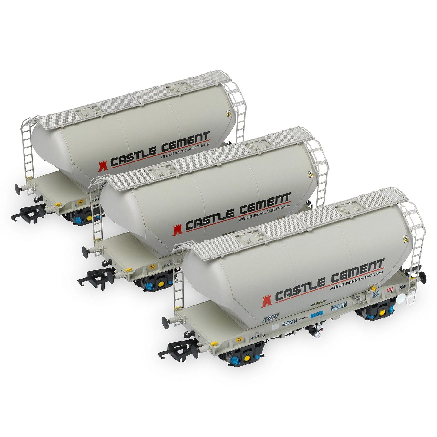 Accurascale OO Gauge PCA Cement Wagons - VTG Castle Cement - Heidelberg - Pack S VTG 10627/VTG 10622/VTG 10618 - Chester Model Centre