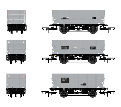 ACCURASCALE (ACC2534) BR HOPPER HOP21 Triple Pack C - BR Freight Grey - Chester Model Centre