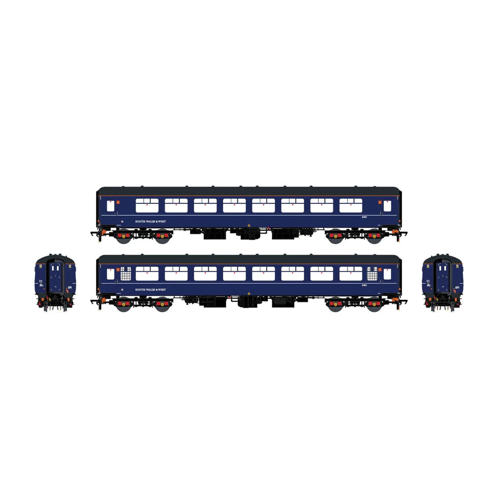 ACCURASCALE #ACC2914 BR MK2b TSO 5491 Open Second (South Wales & West Blue)