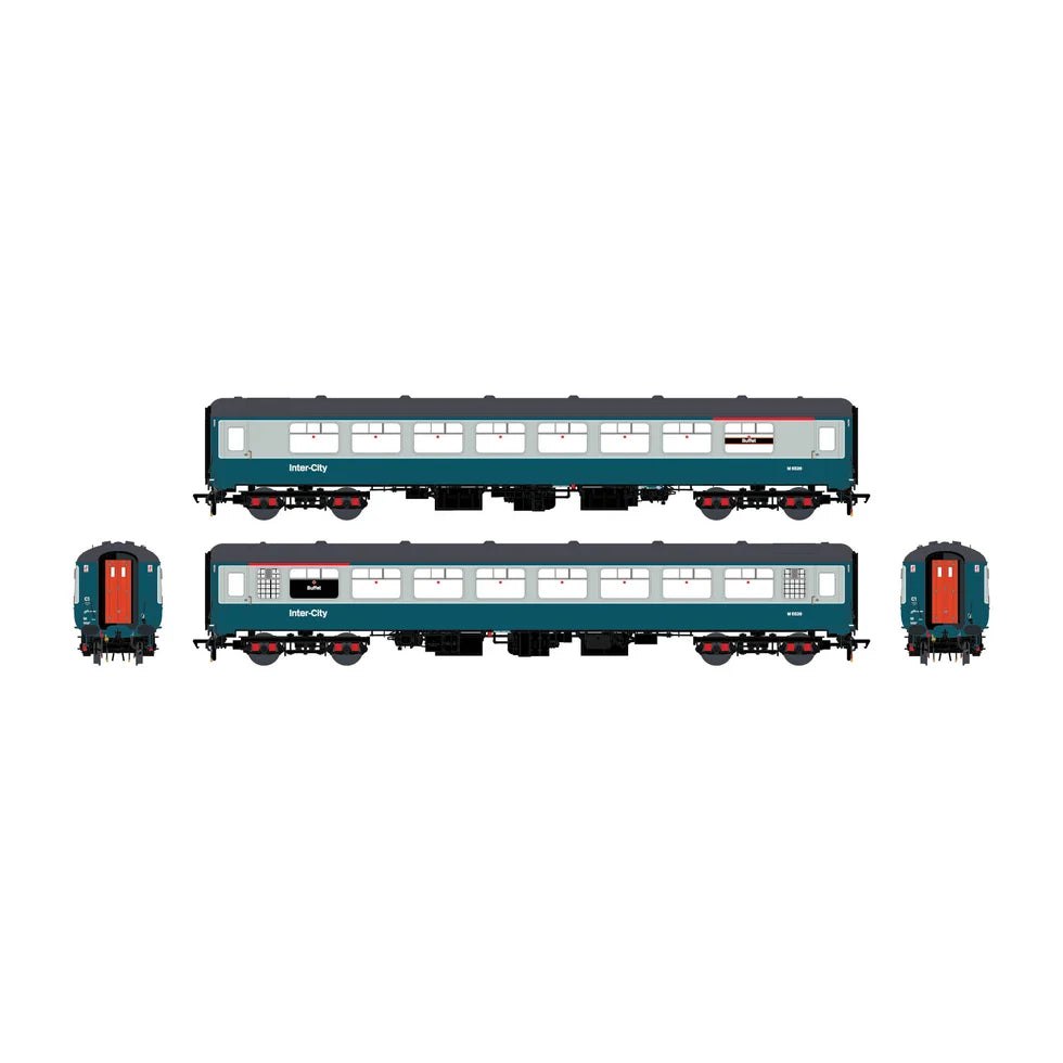 ACCURASCALE #ACC2922 BR MK2c TSO (T) M6526 Open Second (Mini Buffet) - Large Toilet Window (Blue/Grey Intercity)