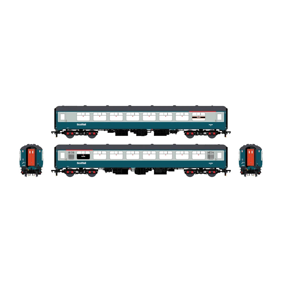 ACCURASCALE #ACC2925 BR MK2c TSO (T) SC6518 Open Second - Large Toilet Window (Blue/Grey Scotrail)
