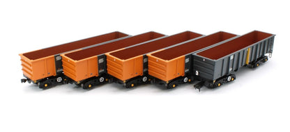 Accurascale ACC2966 Set of 5 PTA - BSc Consett/Teesside (Pre-TOPS) Wagons - Pack 1 Era 7