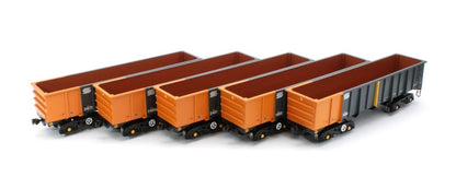 Accurascale ACC2967 Set of 5 PTA - BSc Consett/Teesside (Pre-TOPS) Wagons - Pack 2 Era 7