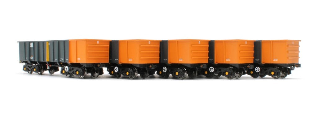 Accurascale ACC2967 Set of 5 PTA - BSc Consett/Teesside (Pre-TOPS) Wagons - Pack 2 Era 7