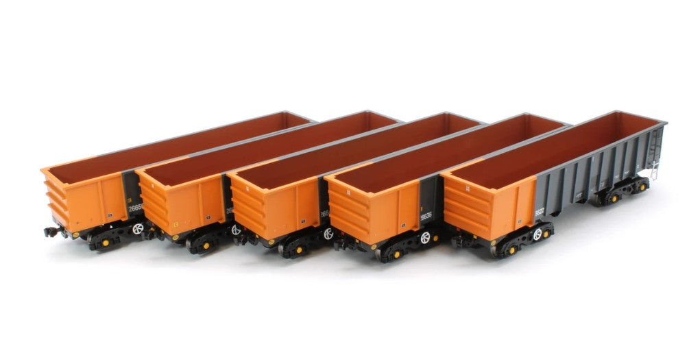 Accurascale ACC2969 Set of 5 PTA - BSc South Wales Grey Wagons - Pack 2 Eras 7/8