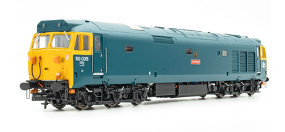 ACCURASCALE ACC2385 BR Class 50 Locomotive - 50035 ARK ROYAL BR Blue Pre-Refurbishment (Era 7)