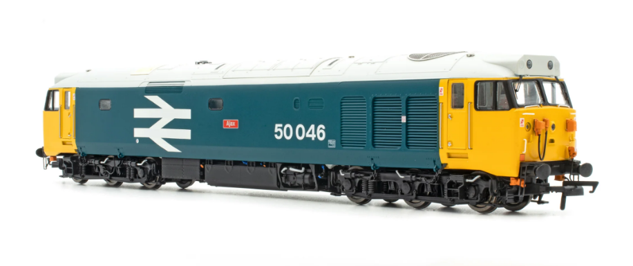 ACCURASCALE ACC2387 BR Class 50 Locomotive - 50046 AJAX (Large Logo Grey Roof Era 7/8)