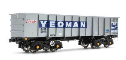 ACCURASCALE ACC2963 Set of 5 PTA Hoppers Pack 2 - Foster Yeoman Silver (CAIB) Wagons Era 8/9