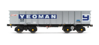 ACCURASCALE ACC2963 Set of 5 PTA Hoppers Pack 2 - Foster Yeoman Silver (CAIB) Wagons Era 8/9
