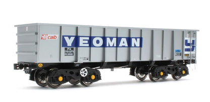 ACCURASCALE ACC2963 Set of 5 PTA Hoppers Pack 2 - Foster Yeoman Silver (CAIB) Wagons Era 8/9