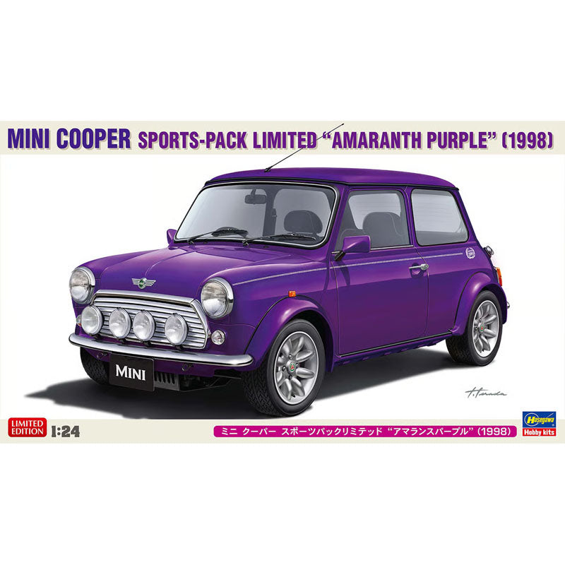 Hasegawa 1:24 1998 Mini Cooper Sports-Pack Limited Amaranth Purple
