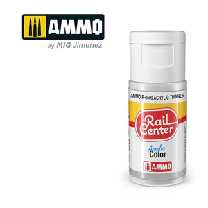 Ammo Rail Center AMMO.R-0500 Acrylic Thinner 15ml - Chester Model Centre