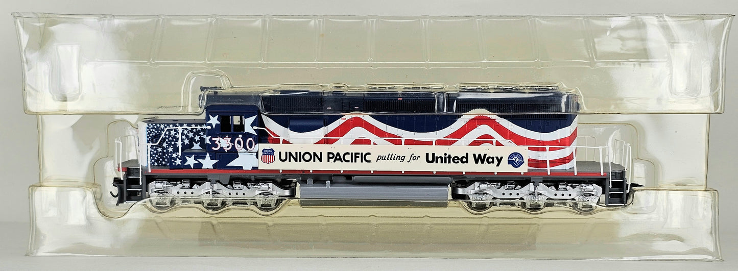ATHEARN HO Gauge #8000 SD40-2 UP United Way Running No.3300 - DCC Quick Plug Equipped