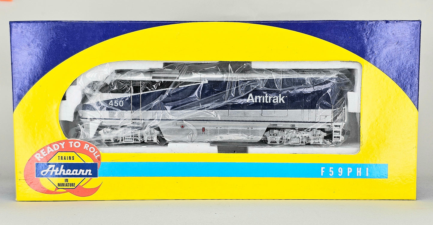 ATHEARN #2602 HO Gauge F59PHI Powered AMTRAK West #450 Locomotive DC Ready