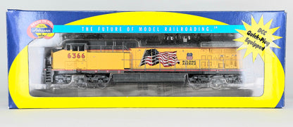ATHEARN #8082 HO Gauge AC4400 UNION PACIFIC #6366 'Building America' Locomotive with Directional Lighting - DCC Ready (Quick Plug Equipped - 8 Pin Manufacturer Specific Decoders)